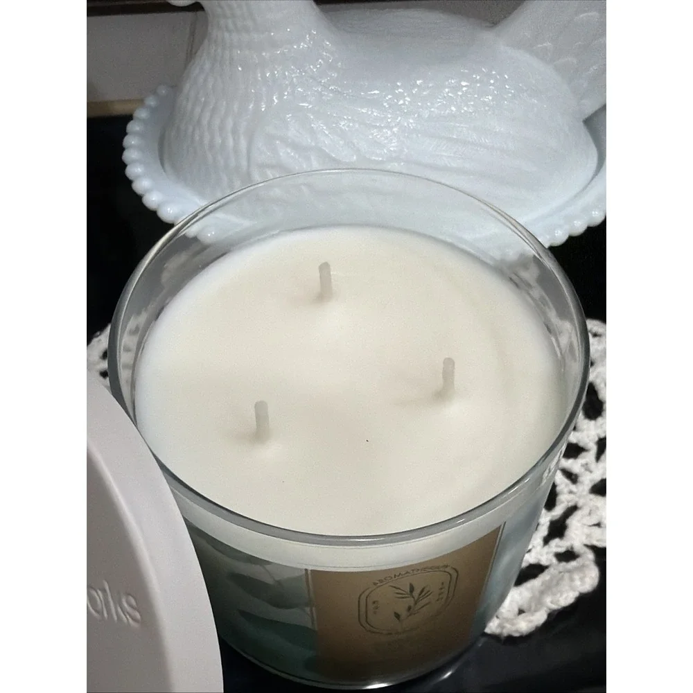 Bath & Body Works Stress Relief 3-Wick Candle Eucalyptus Spearmint Aromatherapy